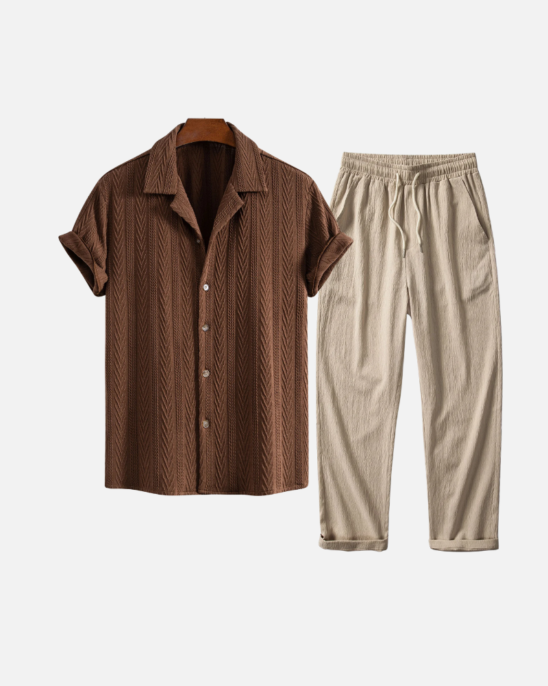OLD MONEY HAVANA SUMMER SET - COFFEE