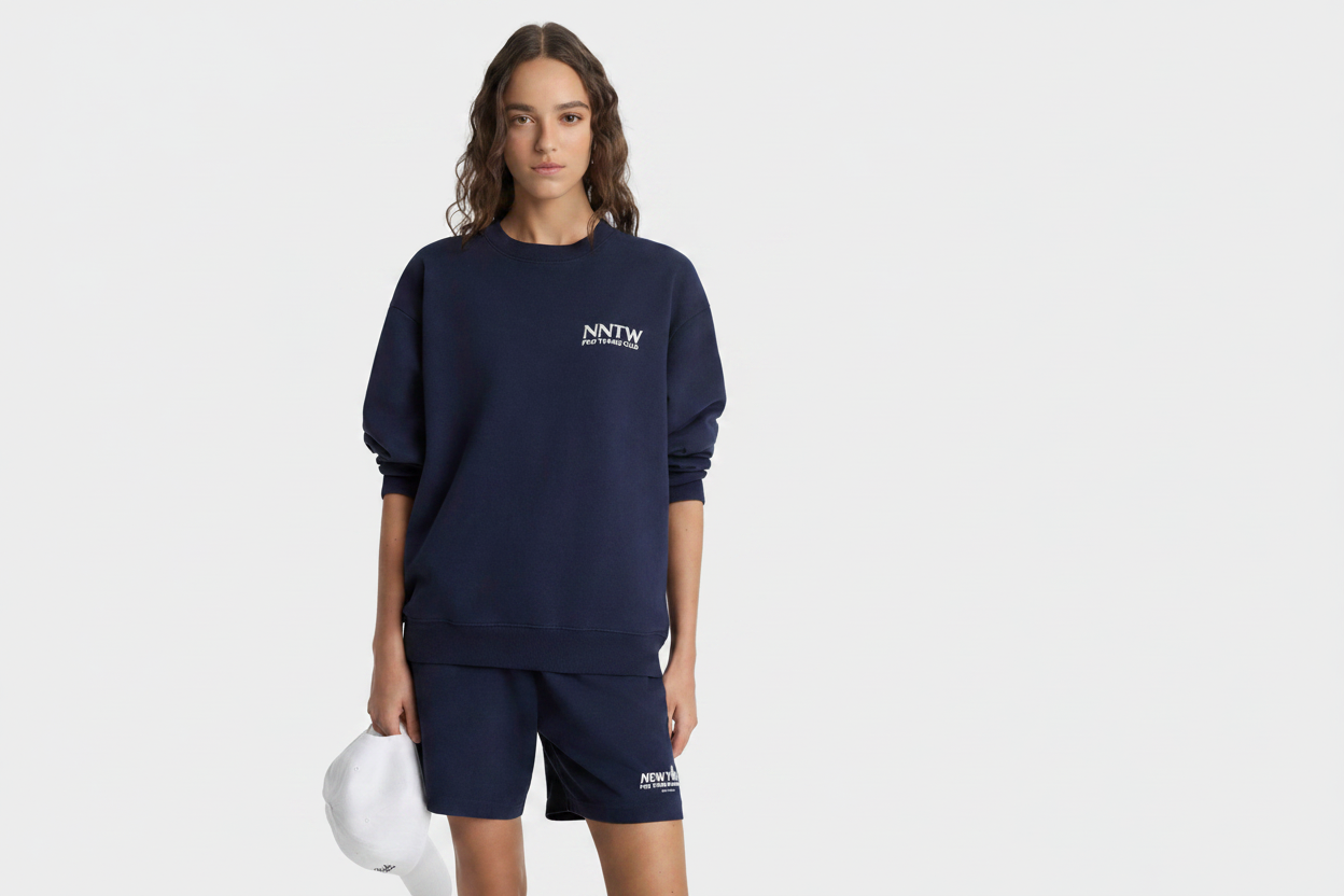 Westwood Club Sweatshirt - Navy/White