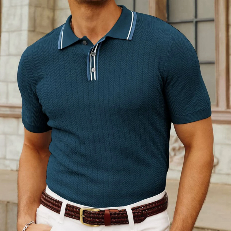 OLD MONEY SHARP KNIT POLO