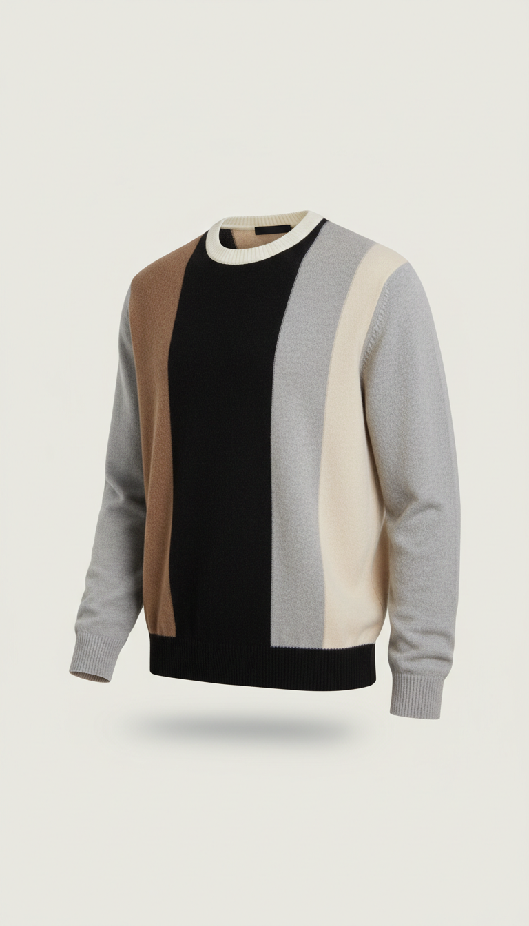 Cashmere Crewneck Sweater in Sand