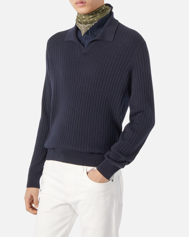 OLD MONEY V-NECK POLO