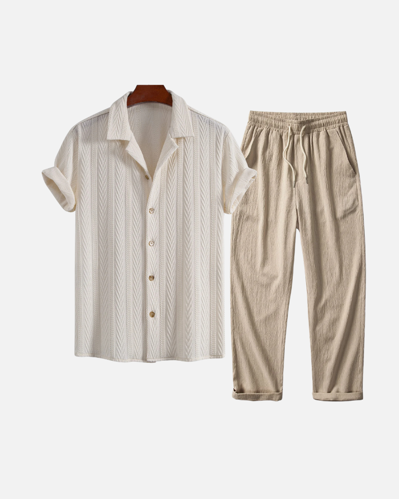 OLD MONEY HAVANA SUMMER SET - BEIGE