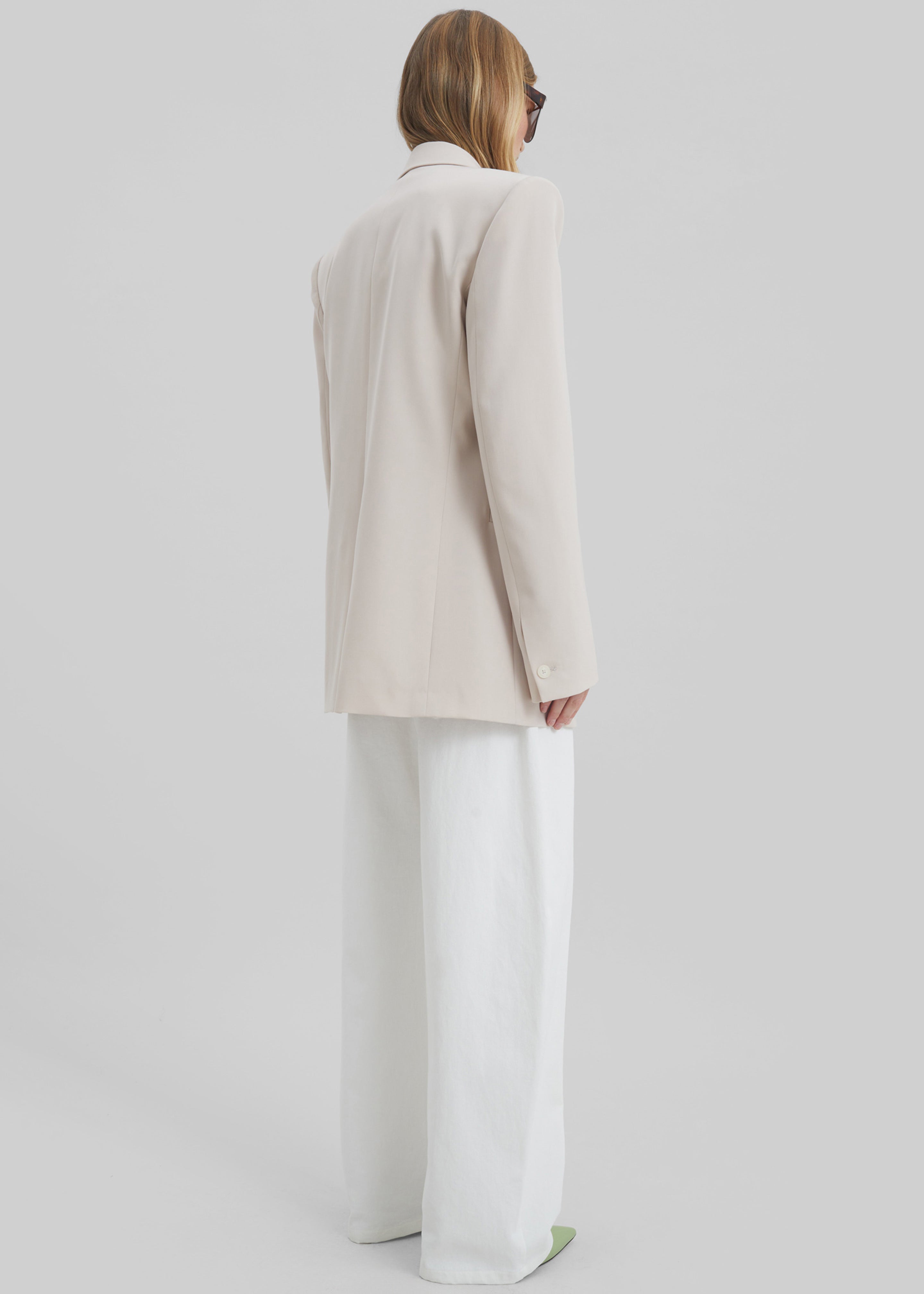 Monterey Structured Blazer - Faded Pink