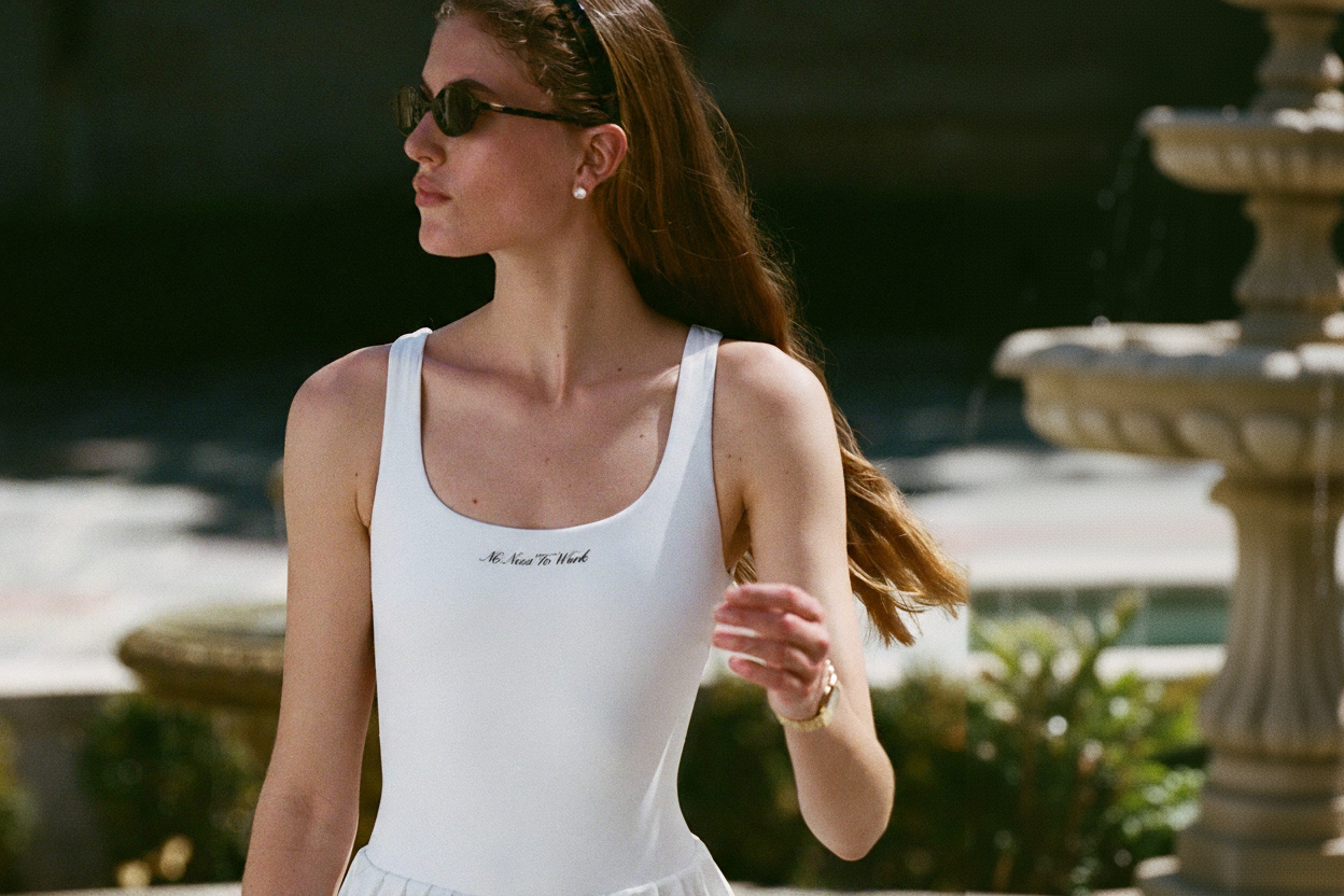 Courtelle Dress - White