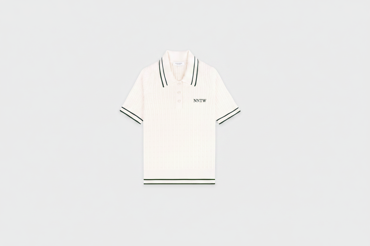 NNTW Tennis Knit - Ecru/Forest