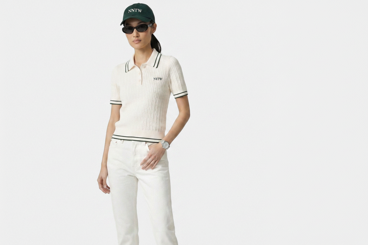 NNTW Tennis Knit - Ecru/Forest