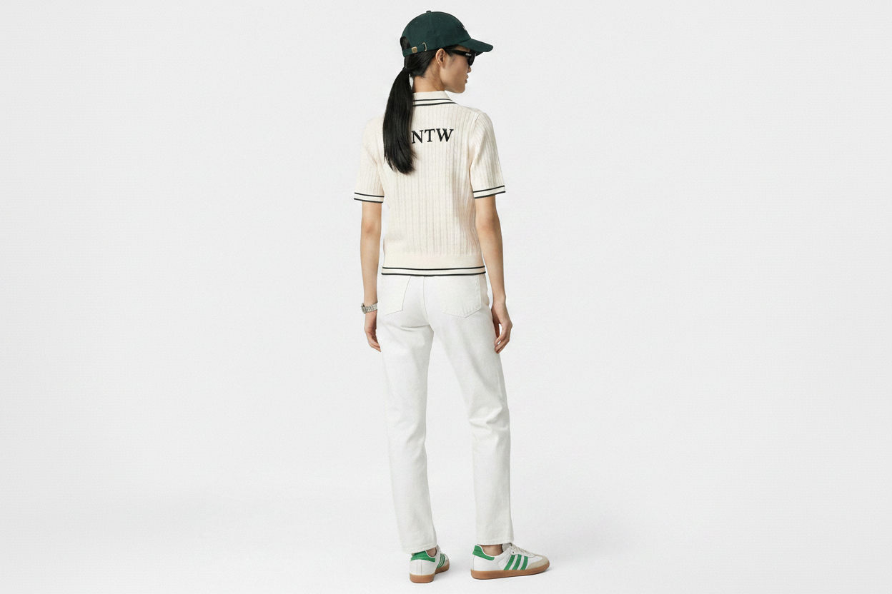 NNTW Tennis Knit - Ecru/Forest