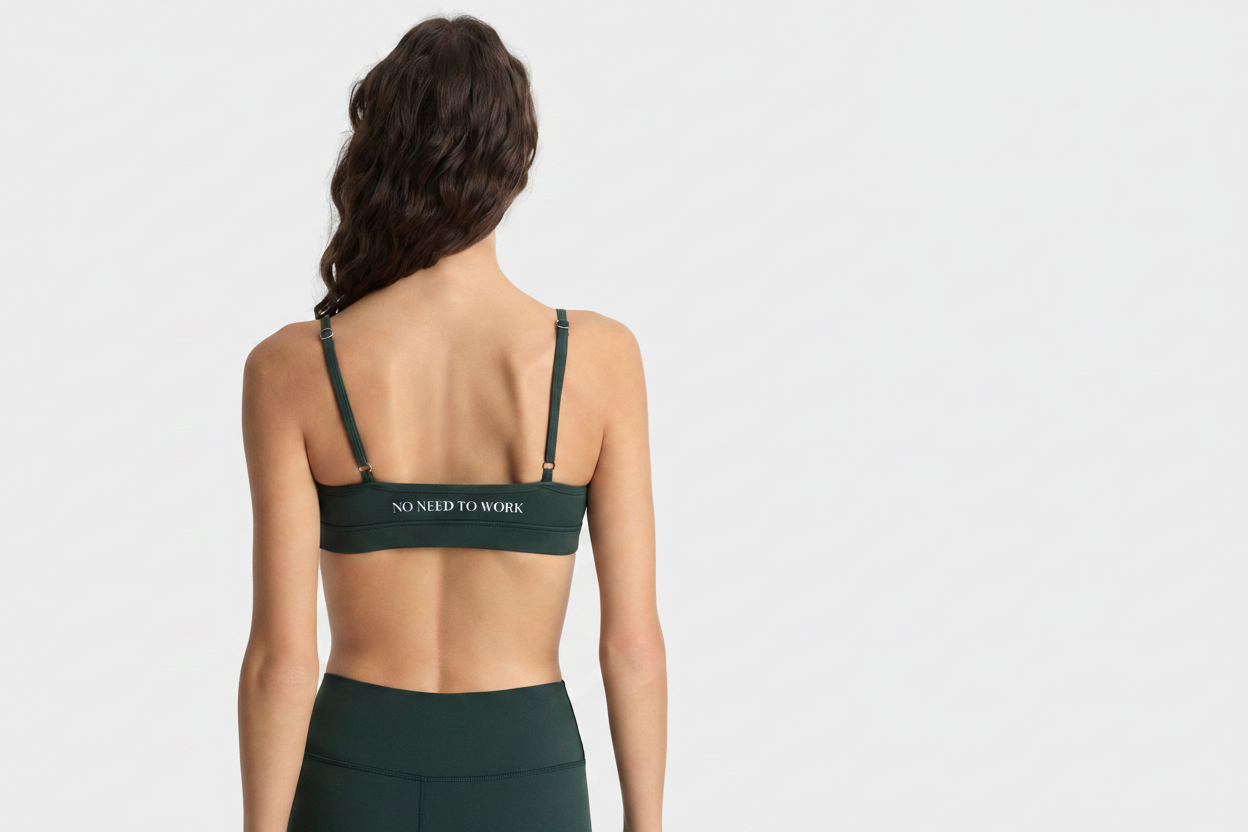 Sport Bra - Forest/White