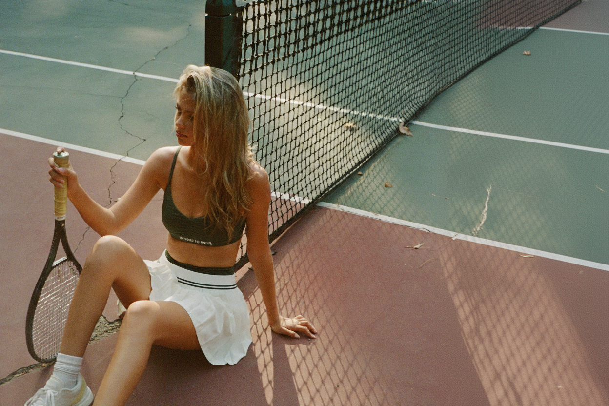 Sport Bra - Forest/White